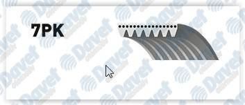 GATES 7PK1140 Kanalli Kayis Nissan Micra K12 1.6 16v 05-09 Note 1.6 16v 06-